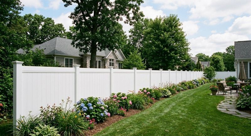 White PVC Fence Installation in Kansas City, MO