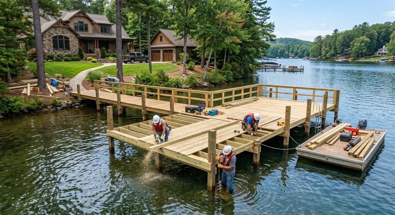 Dock Enlargement in Overland Park, KS