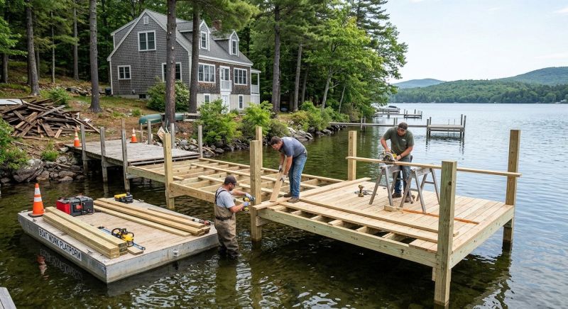 Dock Enlargement in Alpharetta, GA