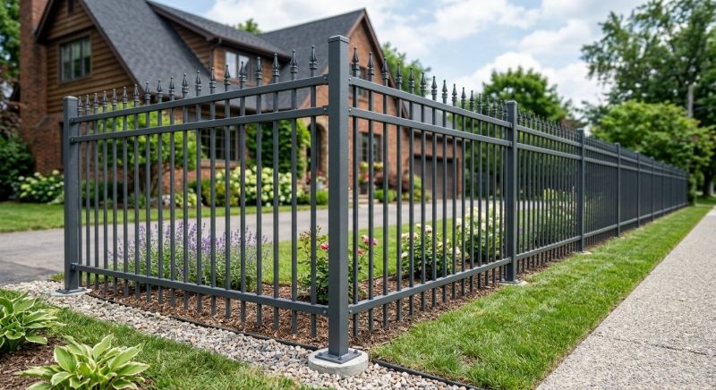 Metal Fence Construction in Alpharetta, GA