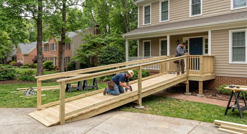 Mobility Ramp Installation in Wilmington, NC