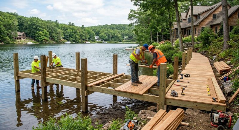 Pond Dock Construction in Kansas City, KS