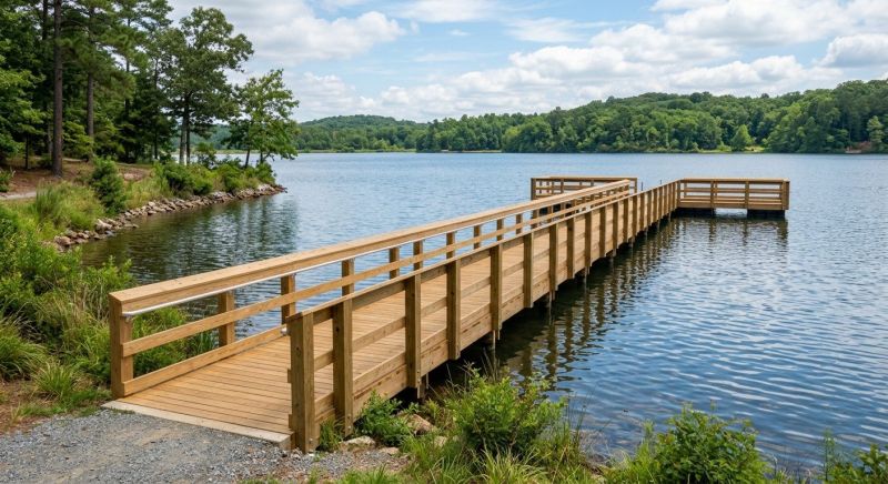 Wood Dock Installation in Kansas City, KS